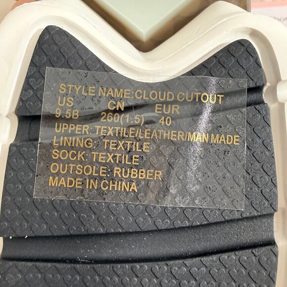 Kate Spade Cloud Cutout sneakers in tutu Pink Iris Bloom Size 9.5 NIB - Picture 6 of 9